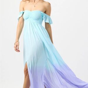 Tiare Hawaii Hollie Dress in Mauve Pattern